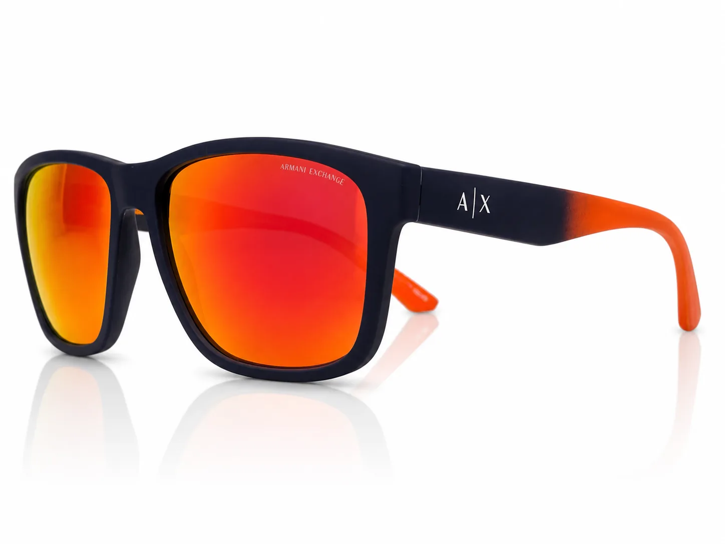 Armazón Armani Exchange AX4135S, color azul · vista 3