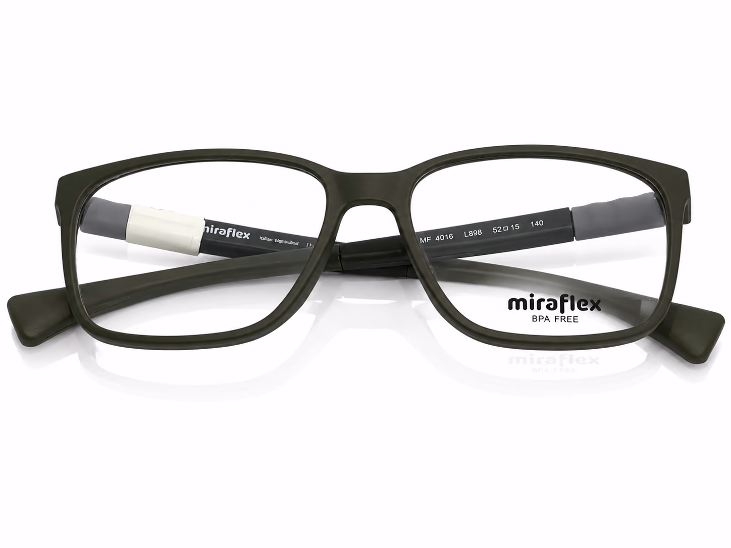 Armazón Miraflex MF4016, color verde · vista 5