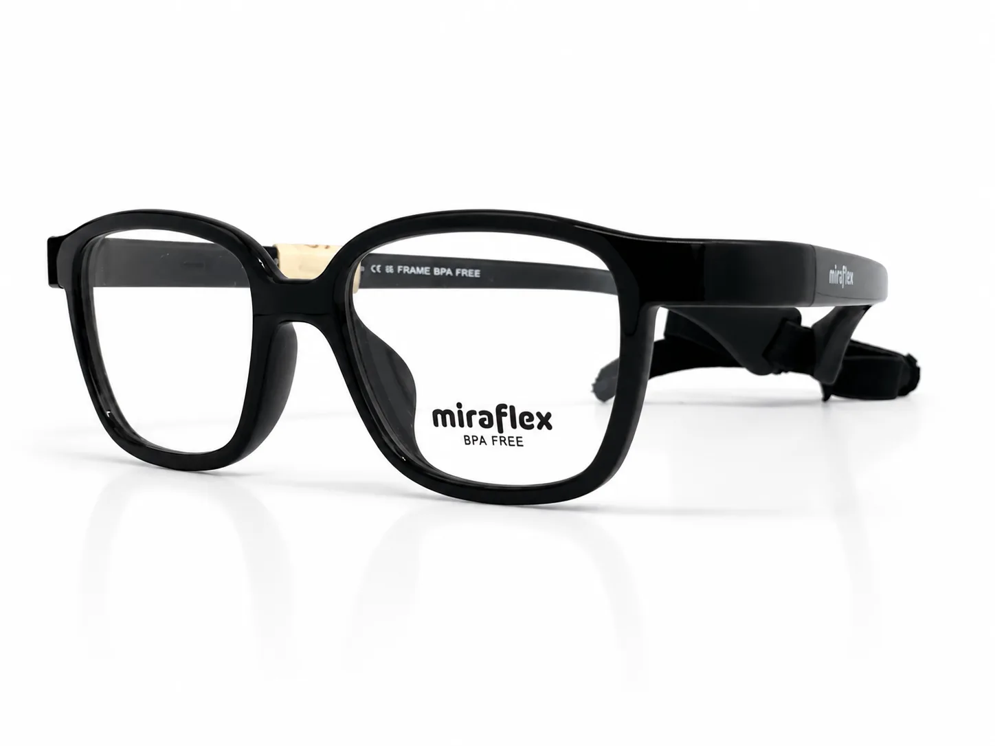 Armazón Miraflex MF4002, color negro · vista 3