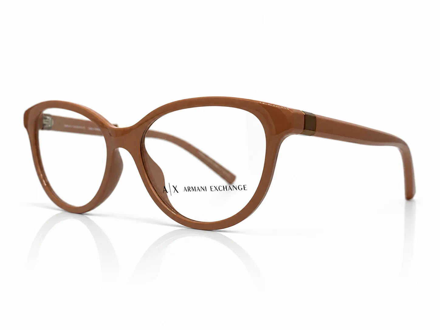 Armazón Armani Exchange AX3138U, color beige · vista 3