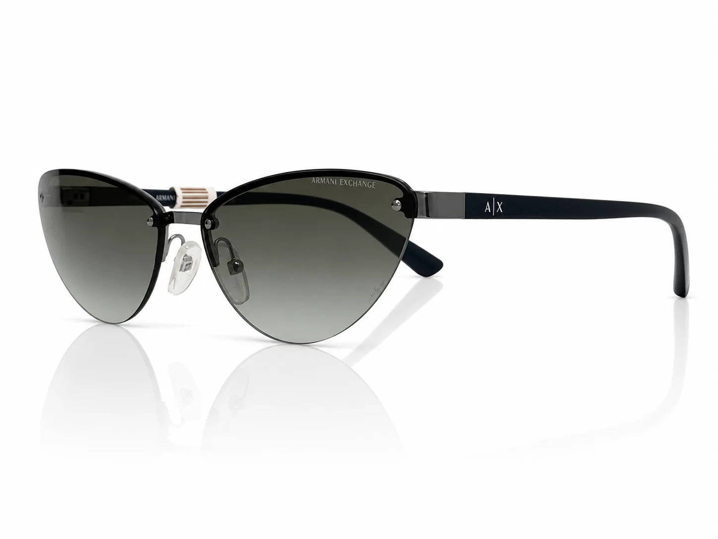 Armazón Armani Exchange AX2049S, color gris · vista 3