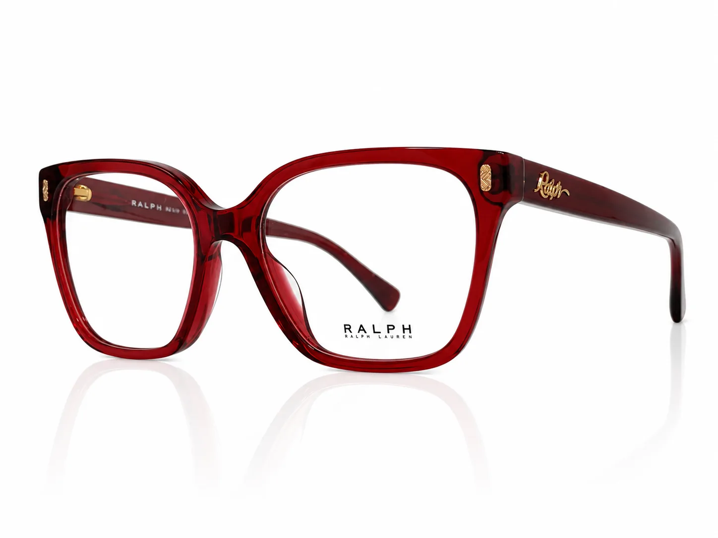 Armazón Ralph Lauren RA7158U, color rojo · vista 3