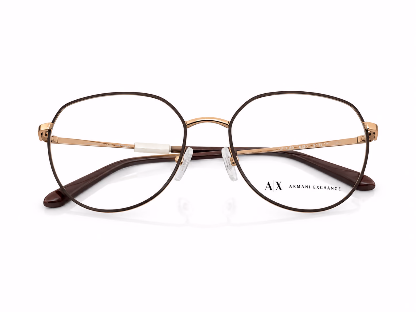 Armazón Armani Exchange AX1056, color cafe · vista 6