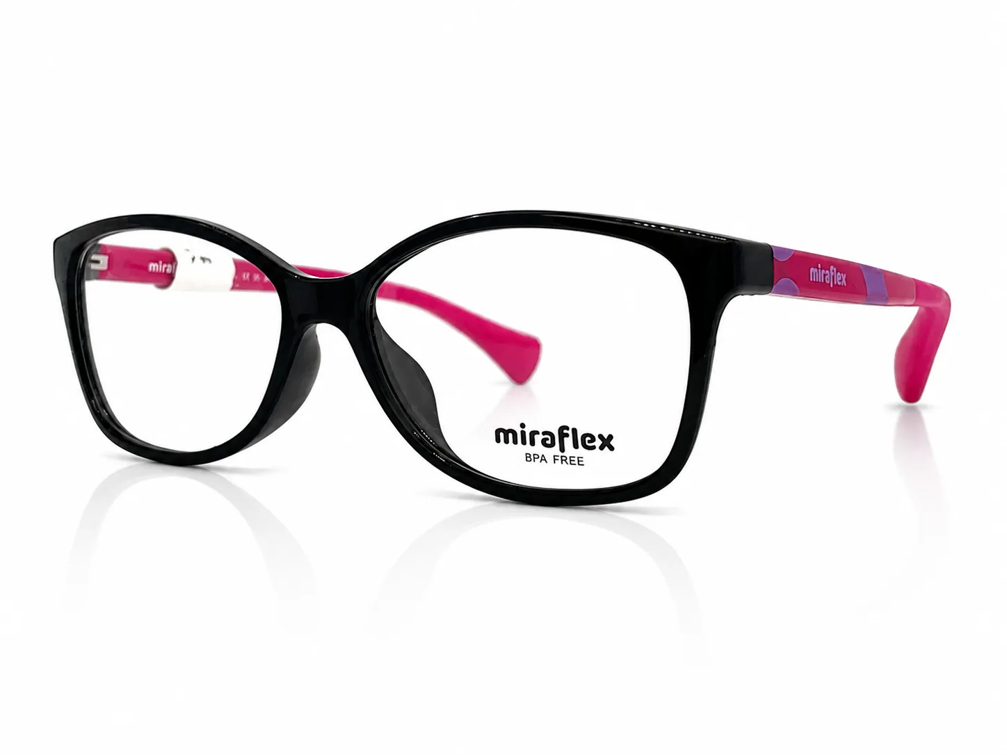 Armazón Miraflex MF4019, color negro · vista 3