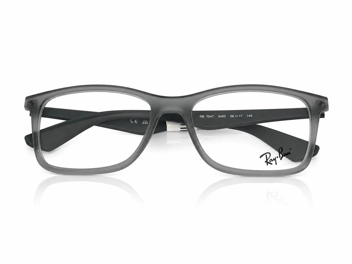 Armazón Ray Ban RB7047, color gris · vista 6