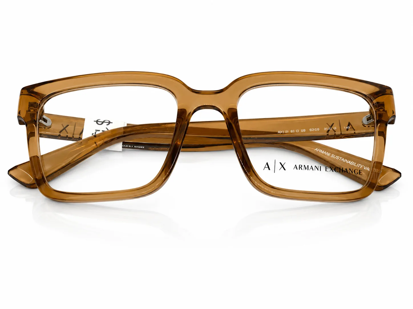 Armazón Armani Exchange AX3133U, color cafe · vista 6