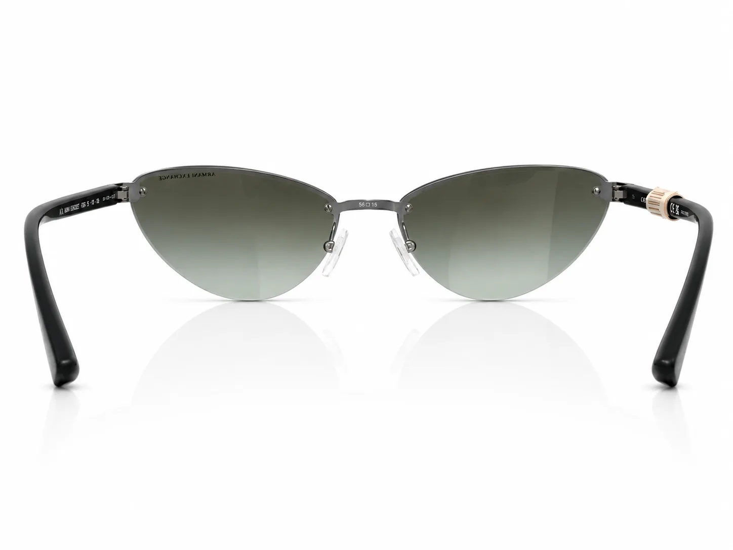Armazón Armani Exchange AX2049S, color gris · vista 5