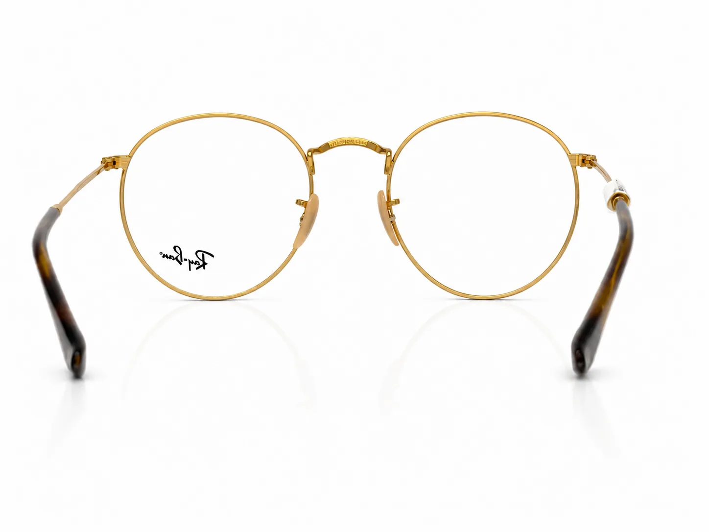 Armazón Ray Ban RB3447V ROUND METAL, color dorado · vista 5