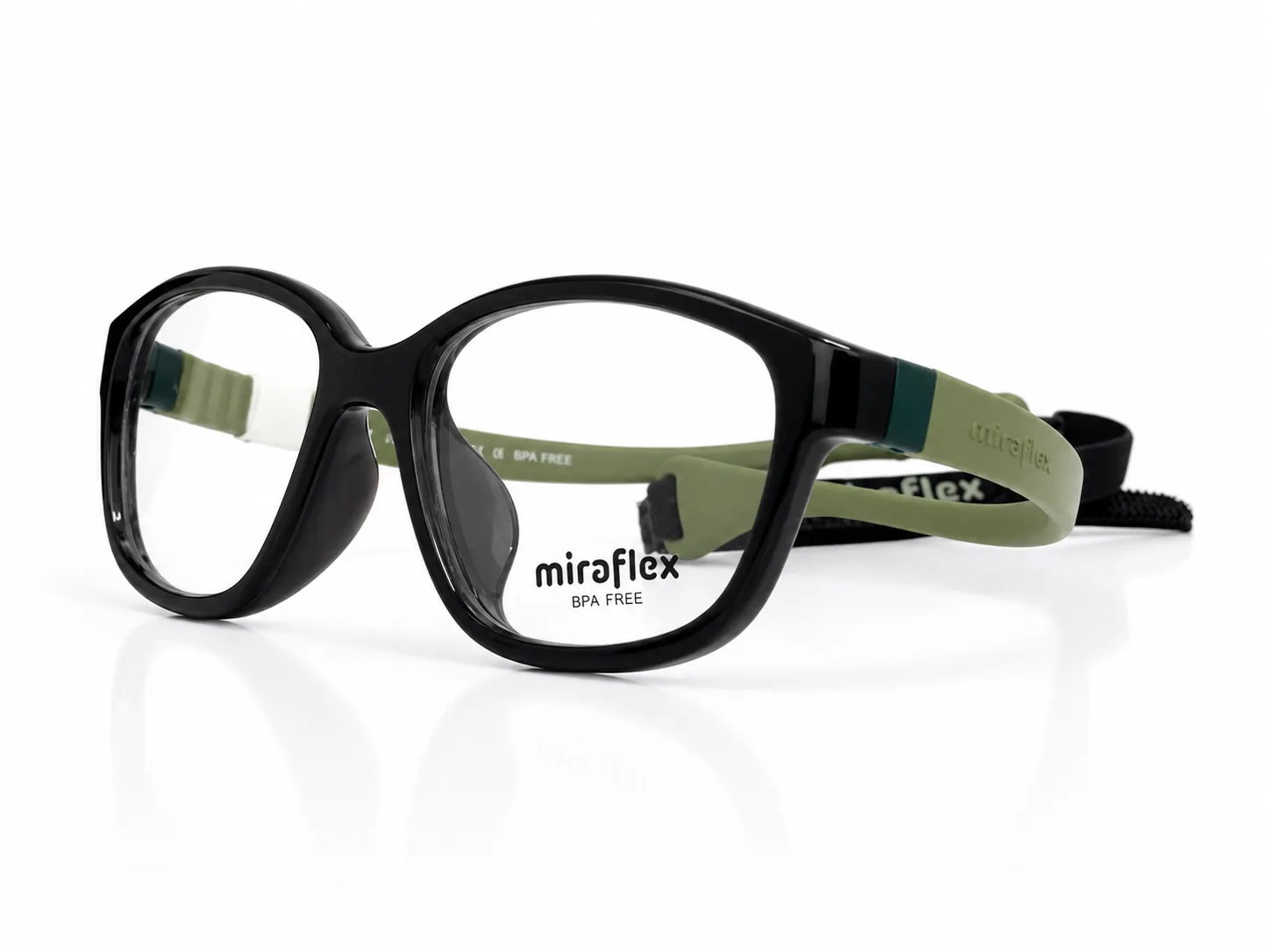 Armazón Miraflex MF4032, color negro · vista 3