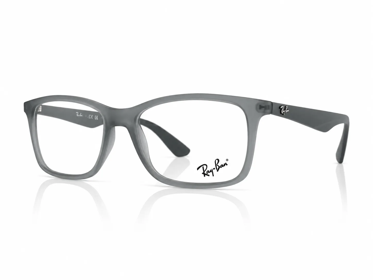 Armazón Ray Ban RB7047, color gris · vista 3