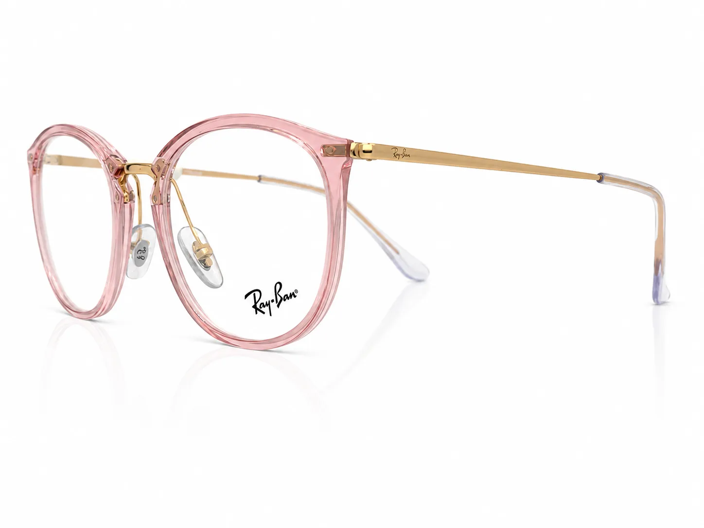 Armazón Ray Ban RB7140, color rosa · vista 3