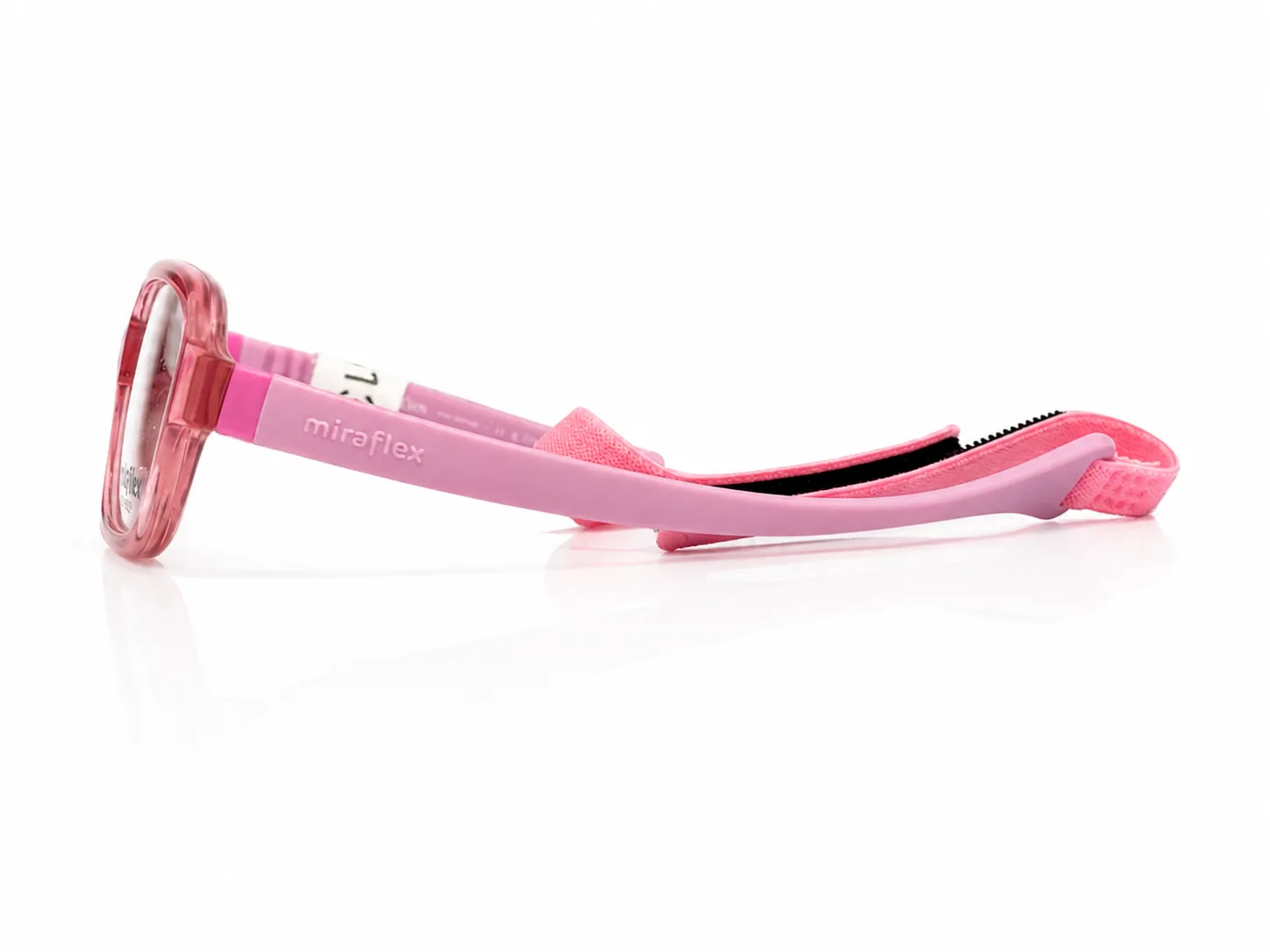 Armazón Miraflex MF4026 rosa traslucido 46, color rosa · vista 4