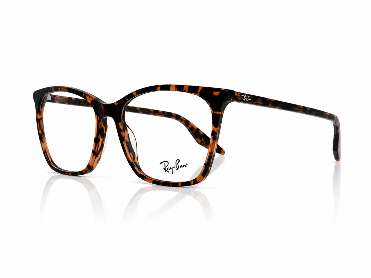 Armazón Ray Ban RB5422, color carey · vista 3