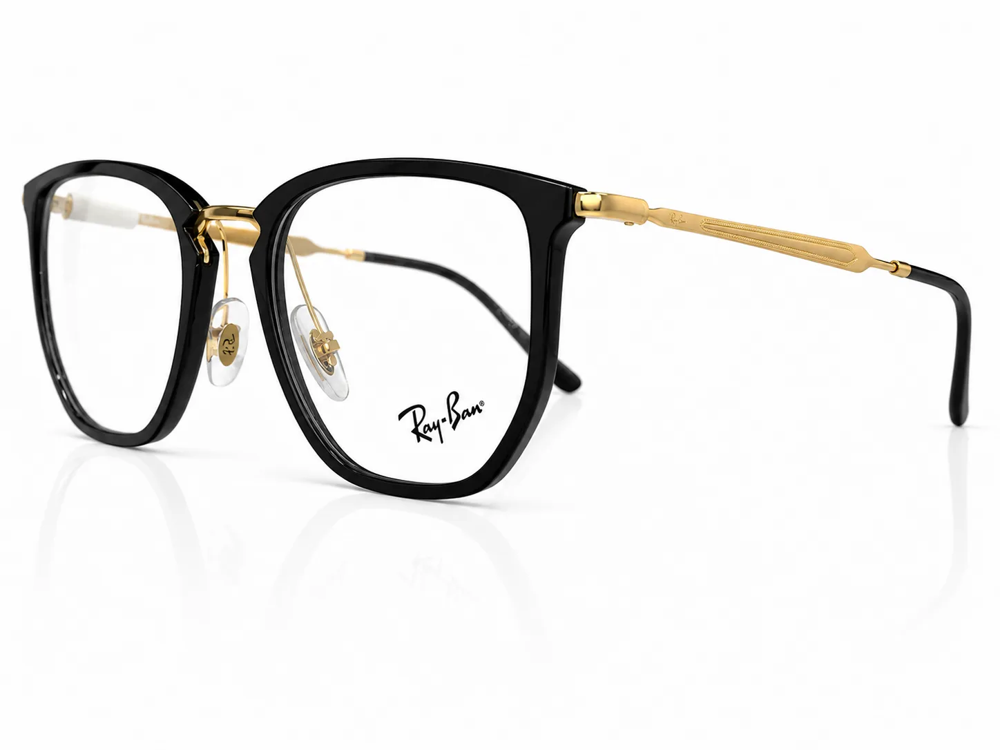 Armazón Ray Ban RB4451V, color negro · vista 3
