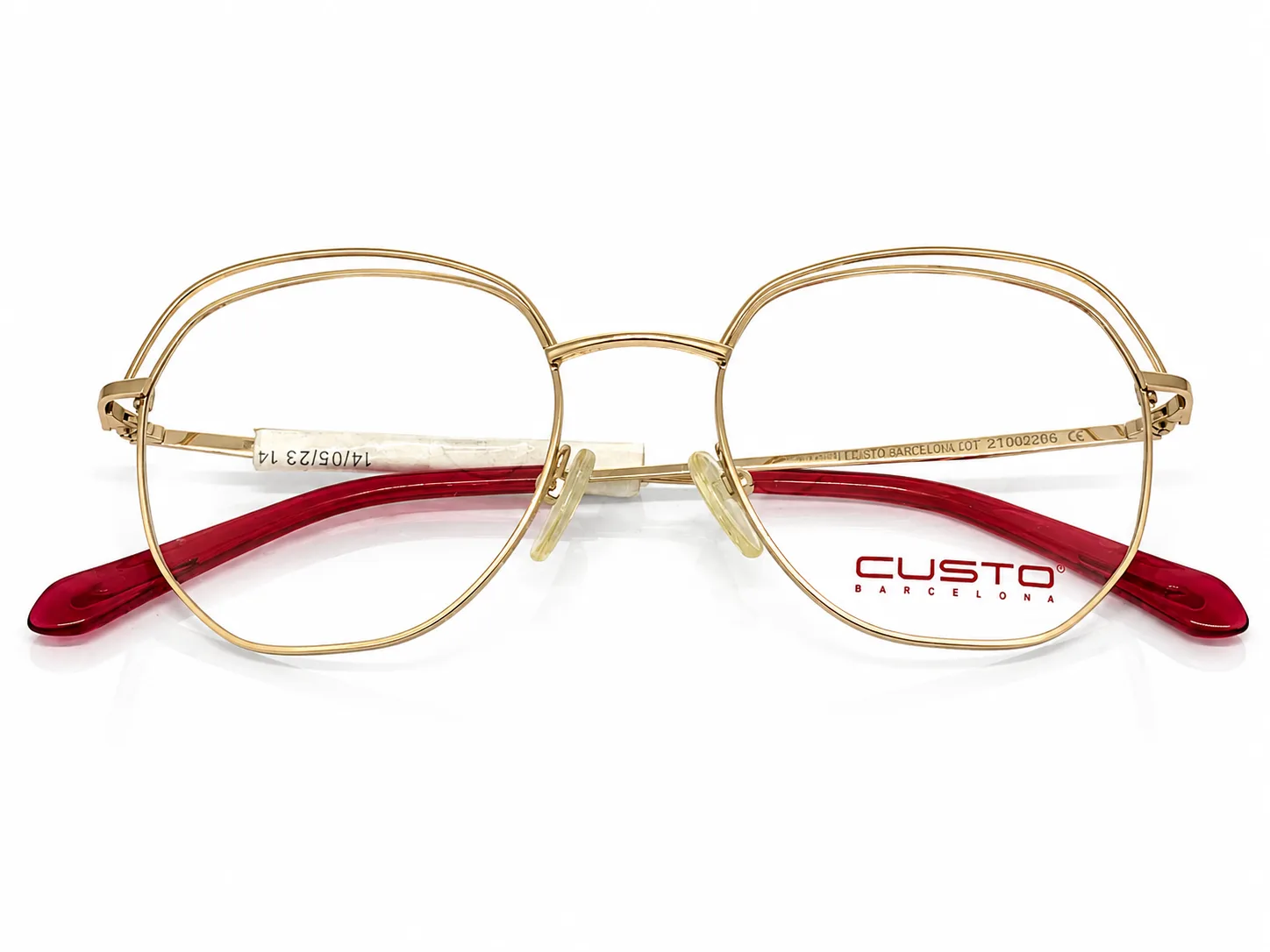 Armazón CUSTO BARCELONA CBG346012, color dorado · vista 6
