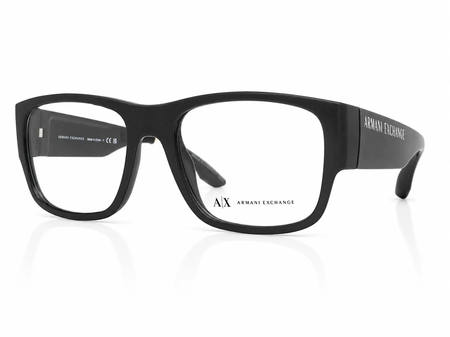 Armazón Armani Exchange AX3112U, color gris · vista 3