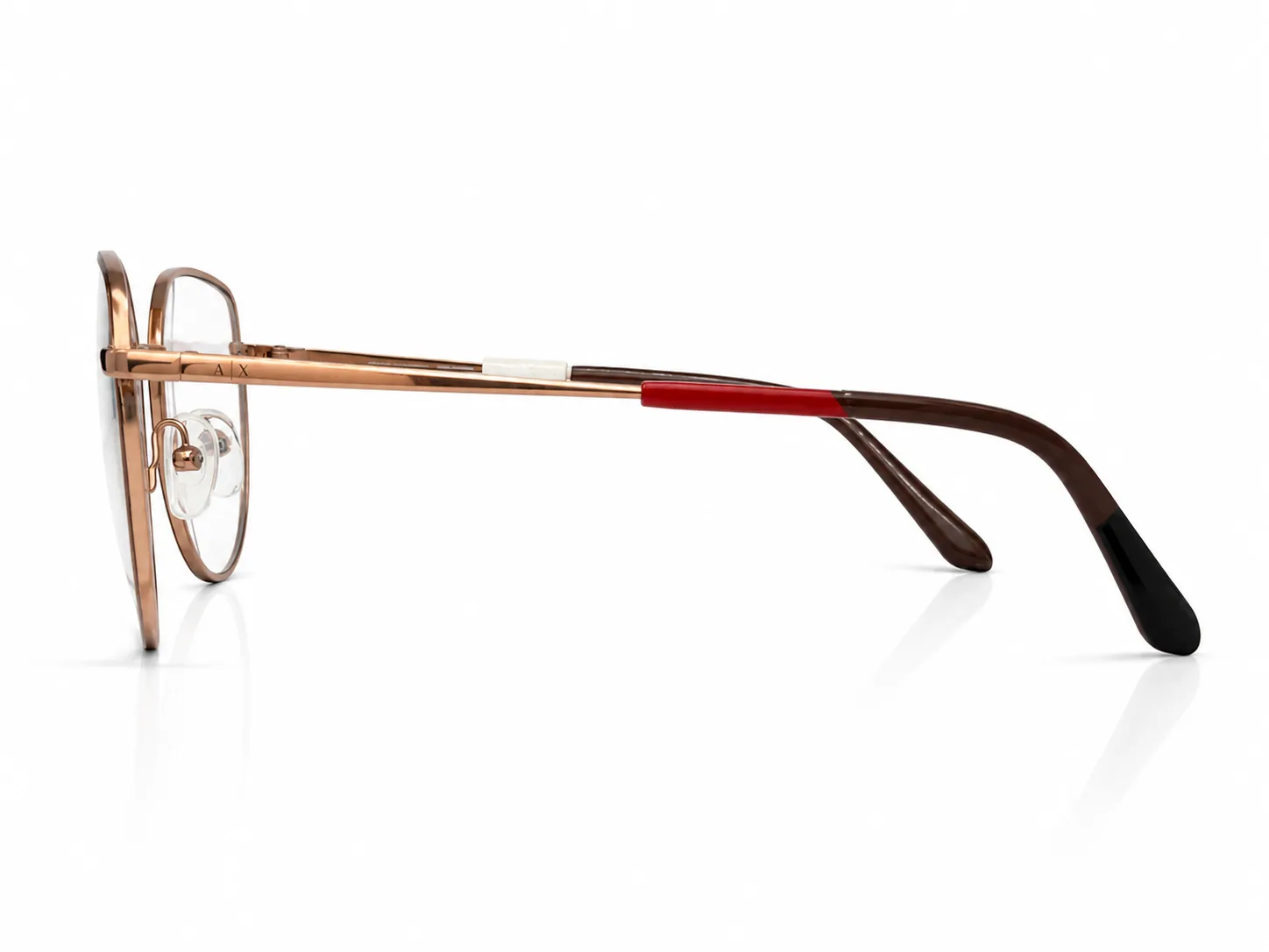 Armazón Armani Exchange AX1056, color cafe · vista 4