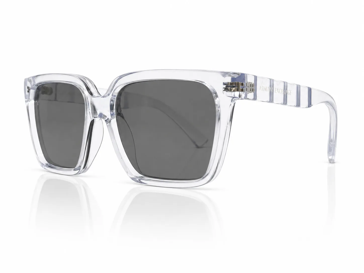 Armazón Armani Exchange AX4147S transparente, color transparente · vista 3