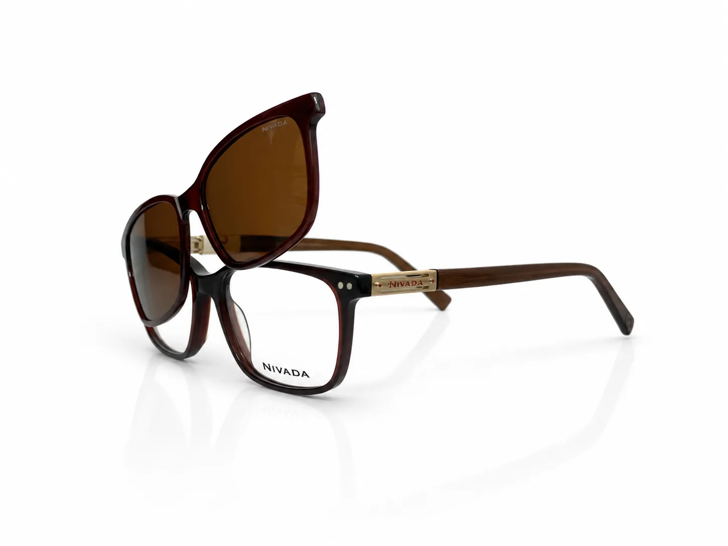 Armazón NIVADA POLARIZED VNVX214C cafe, color cafe · vista 2