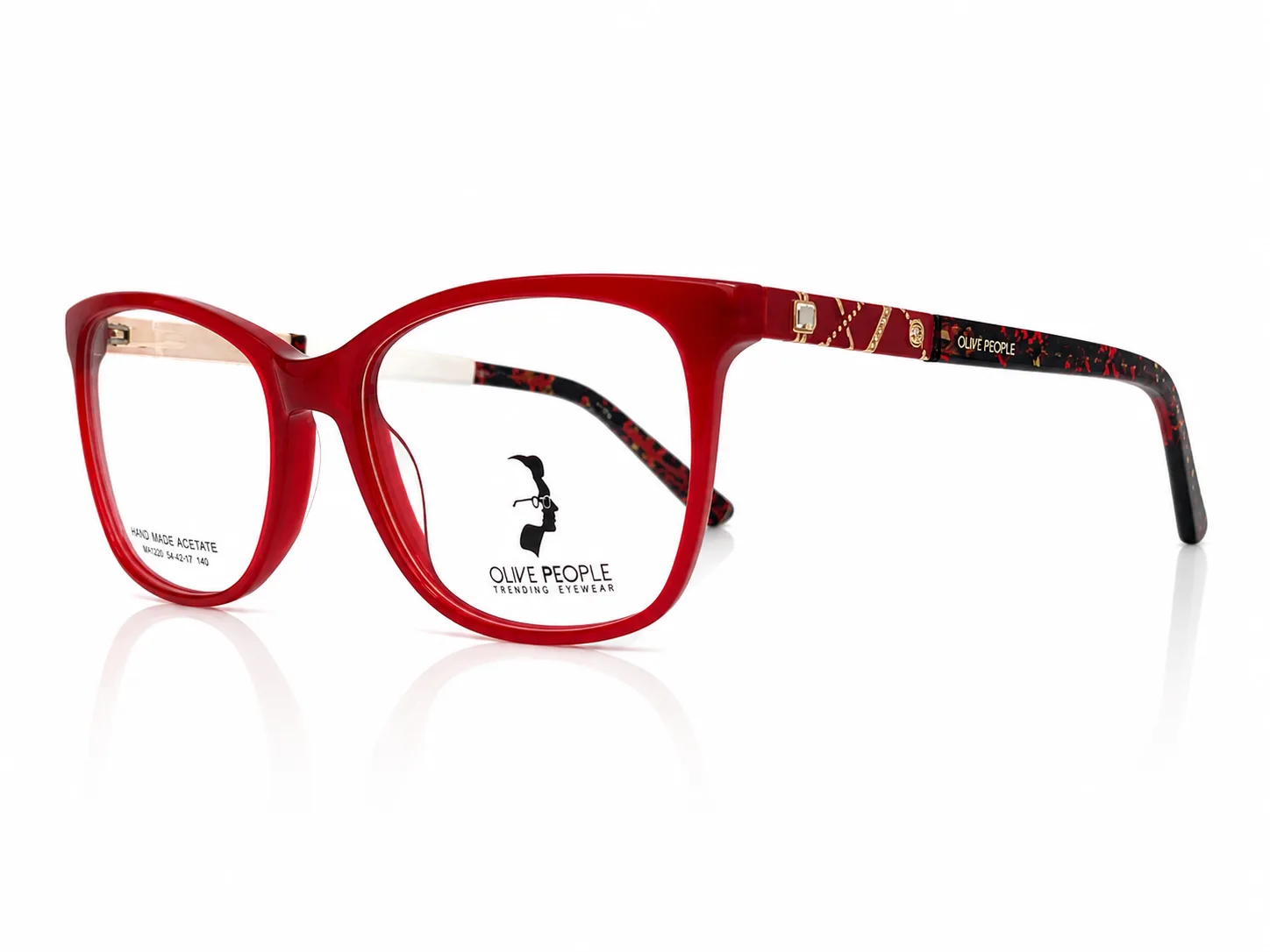 Armazón Olive people MA1220, color rojo · vista 3