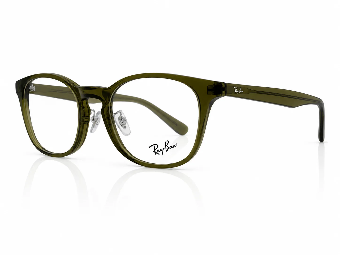 Armazón Ray Ban RB5386D, color cafe · vista 3
