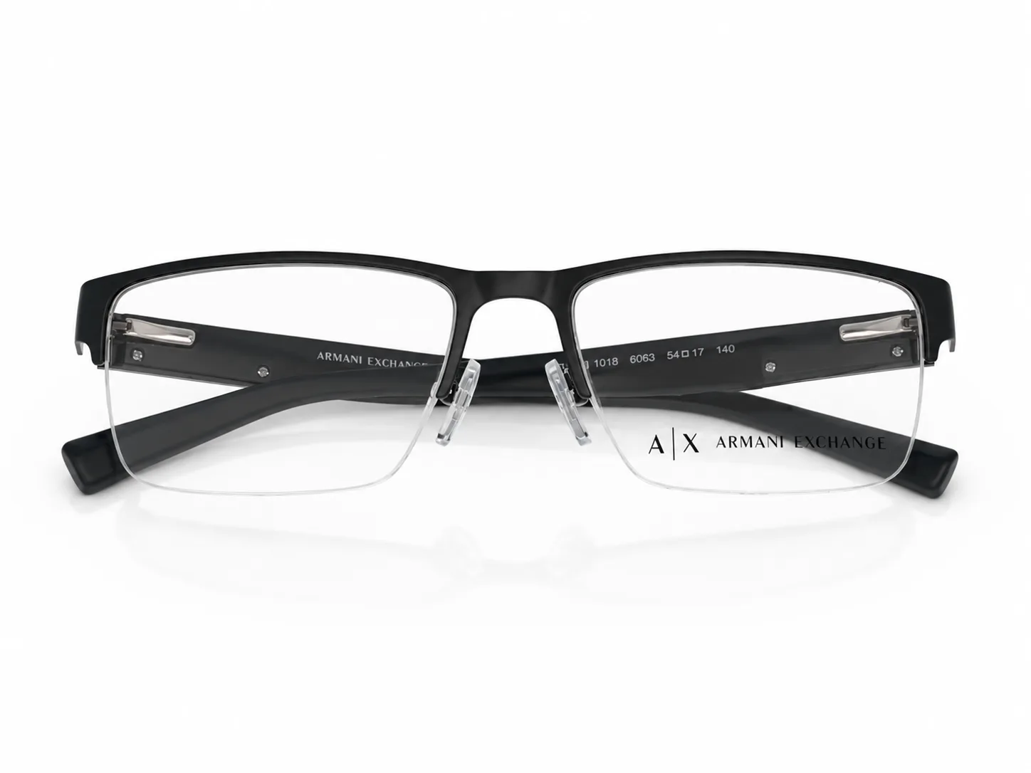 Armazón Armani Exchange AX1018 negro mate, color negro mate · vista 6