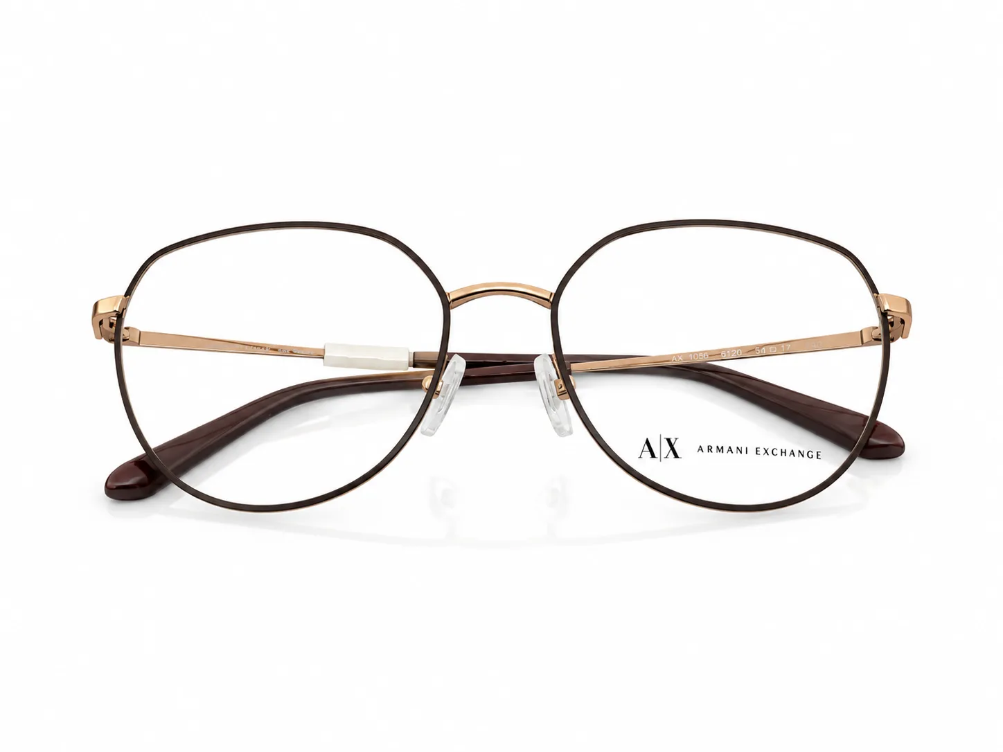Armazón Armani Exchange AX1056, color cafe · vista 7