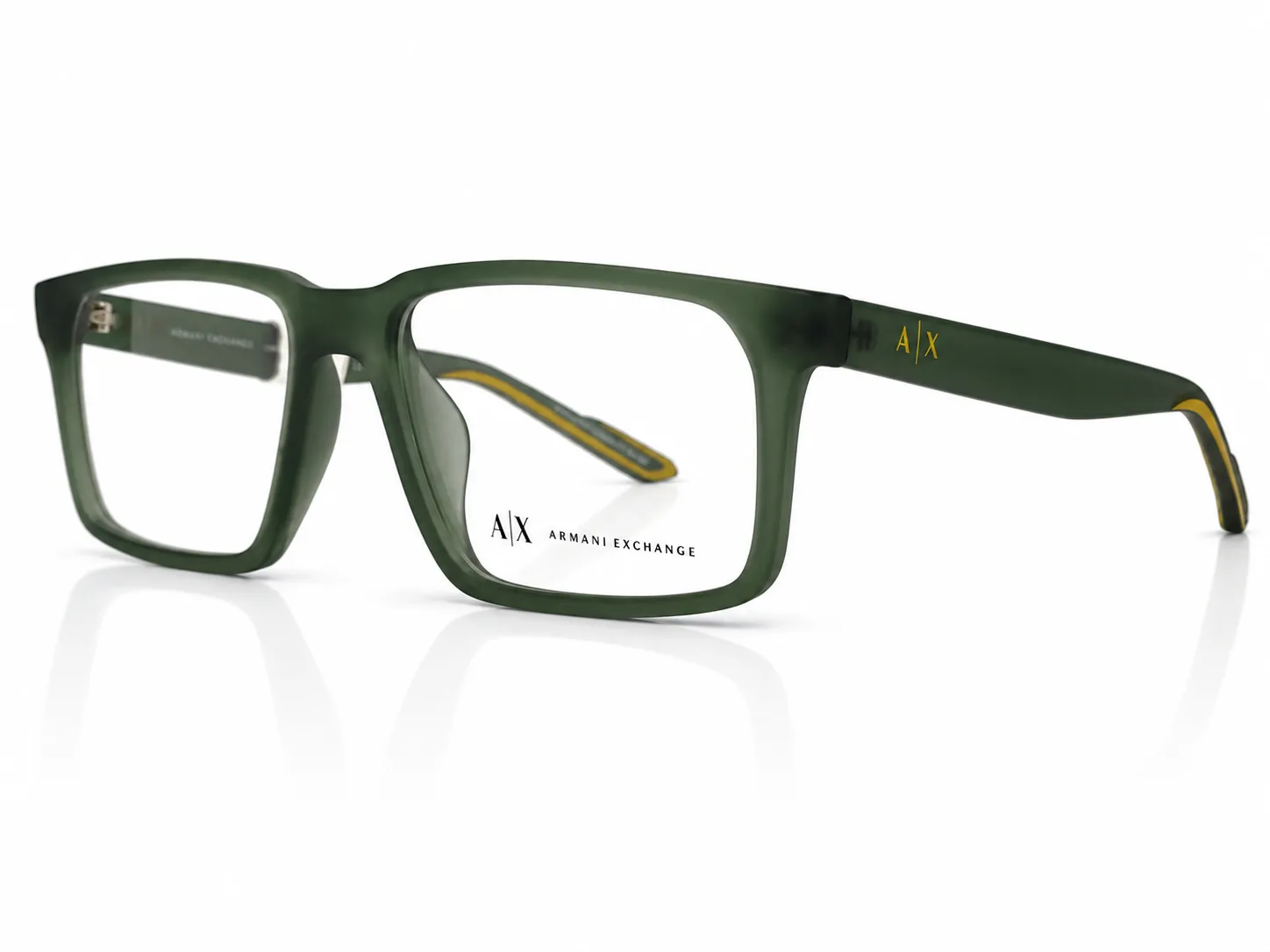Armazón Armani Exchange AX3118U, color verde · vista 2