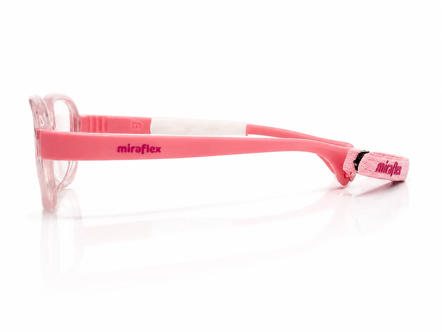 Armazón Miraflex MF4001 rosa opaco brillante, color rosa · vista 4