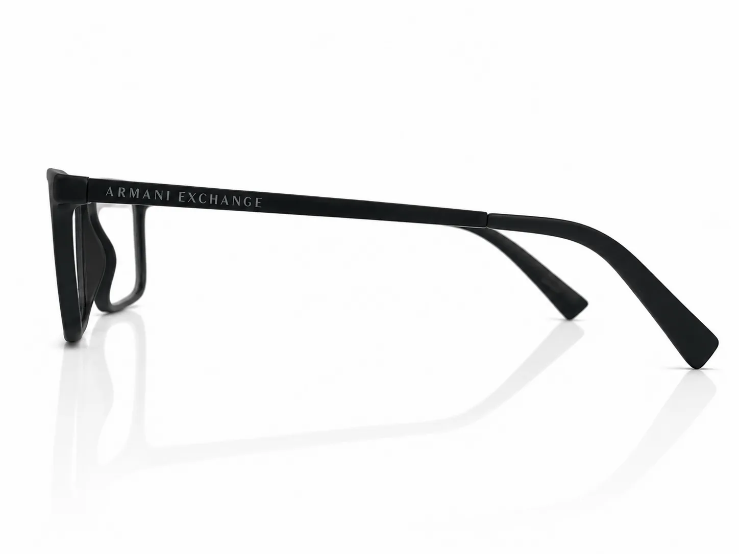Armazón Armani Exchange AX3027, color negro mate · vista 4