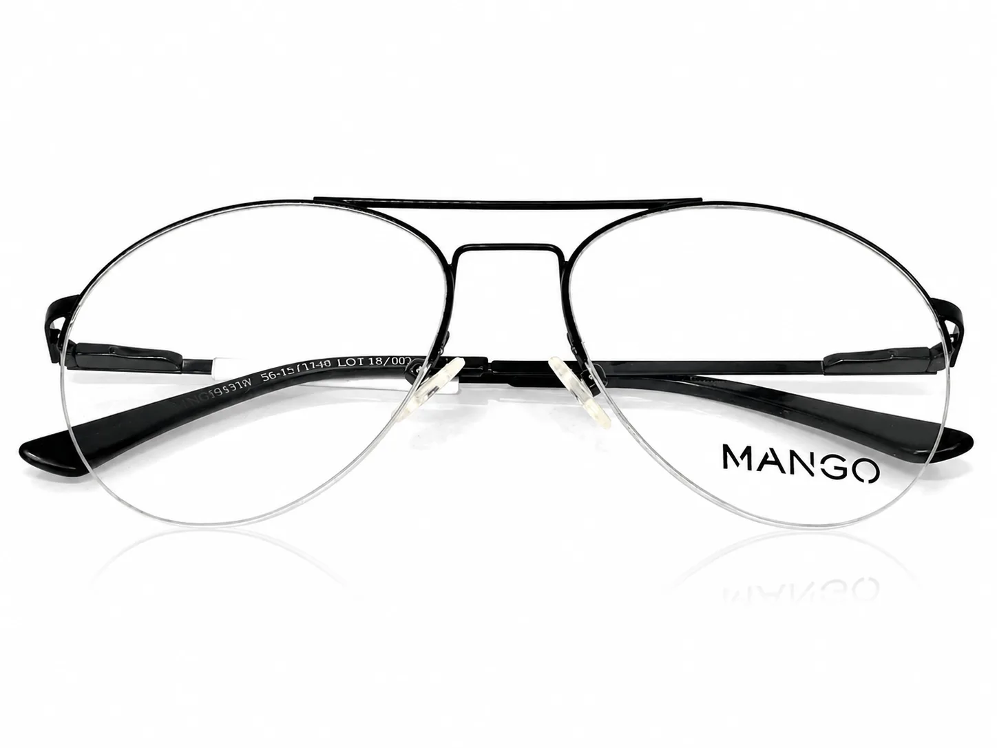 Armazón MANGO MNG191310, color negro mate · vista 6