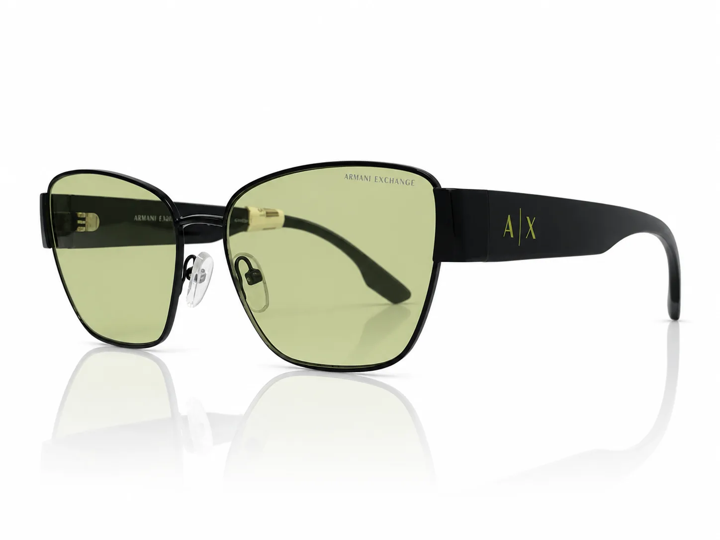 Armazón Armani Exchange AX2051S, color negro · vista 2