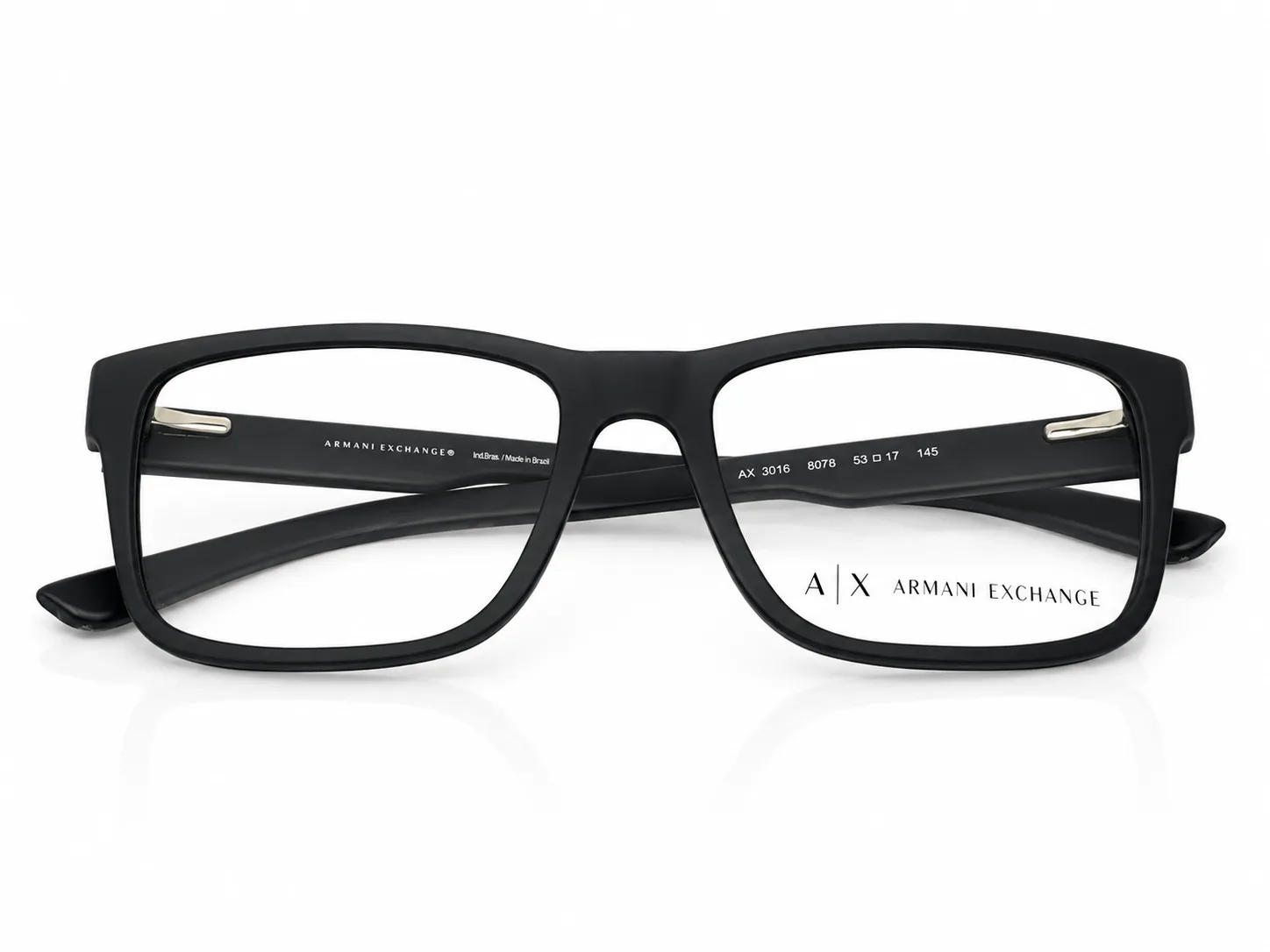 Armazón Armani Exchange AX3016 negro mate, color negro mate · vista 5