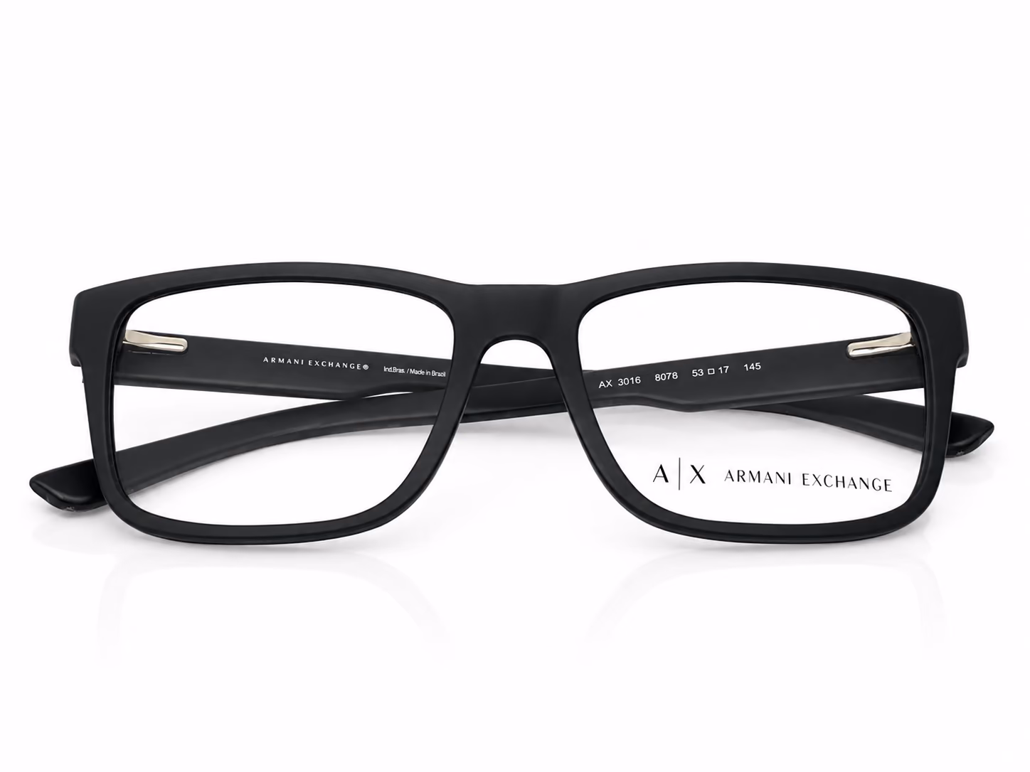 Armazón Armani Exchange AX3016 negro mate, color negro mate · vista 6