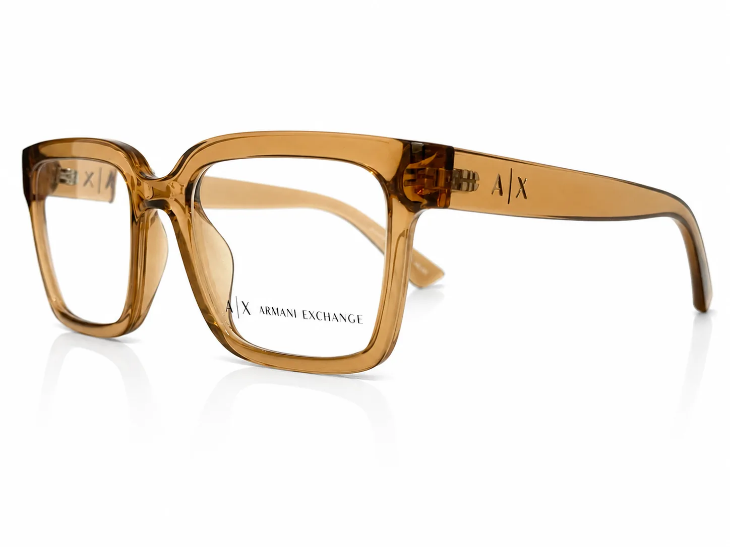Armazón Armani Exchange AX3133U, color cafe · vista 3