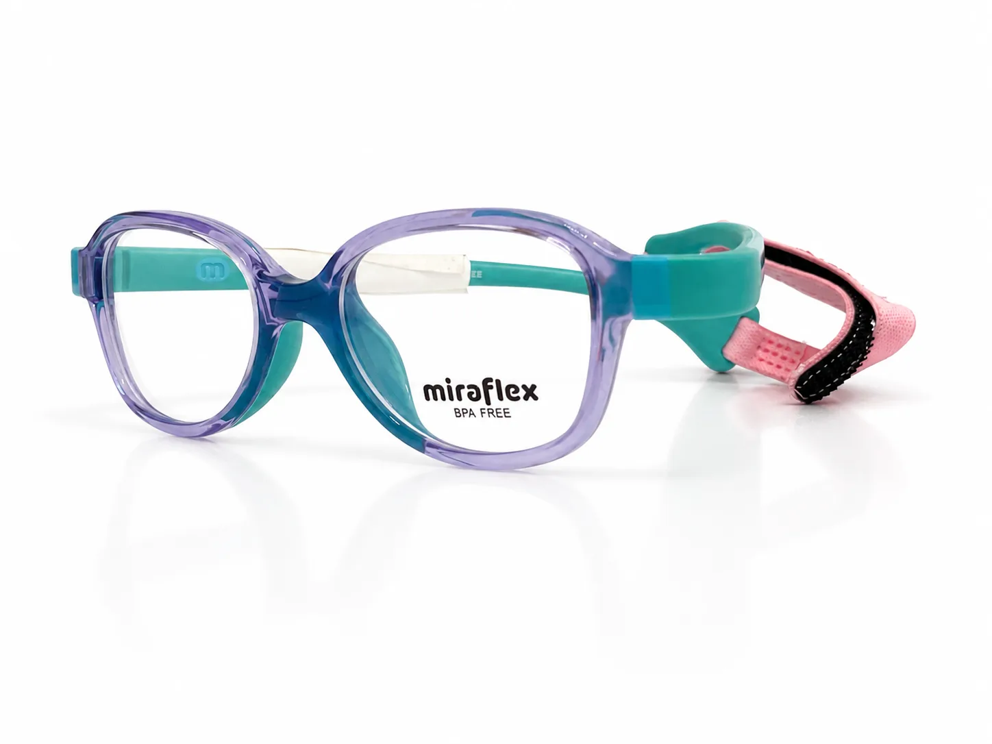 Armazón Miraflex MF4006 morado, color morado · vista 3