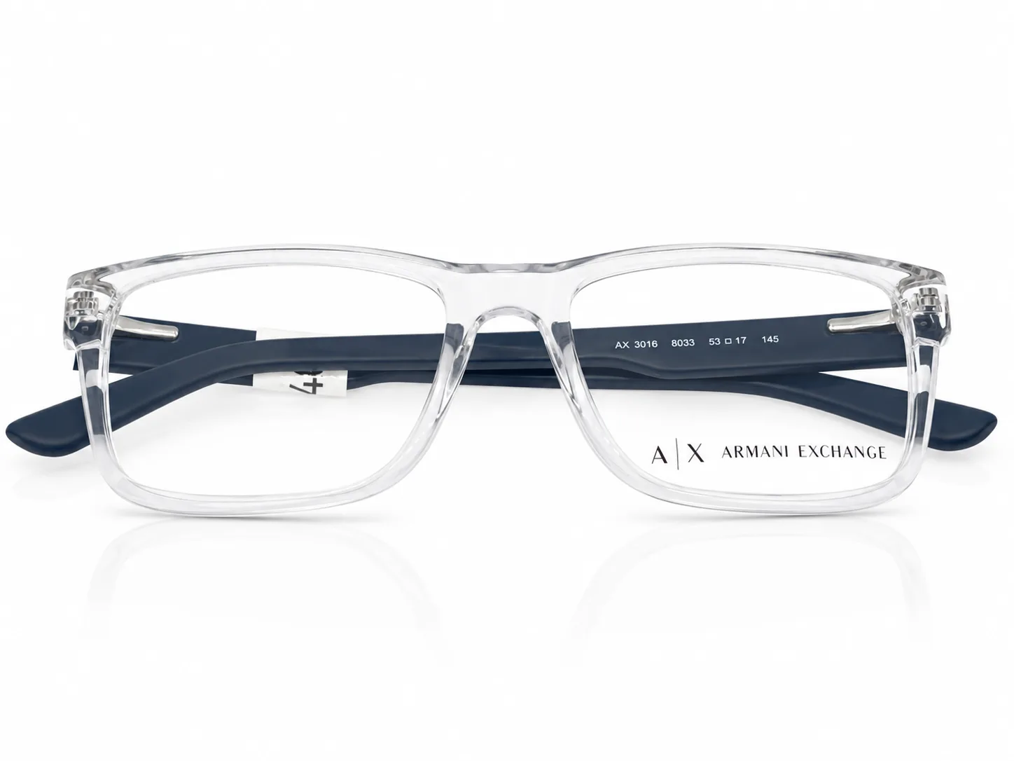 Armazón Armani Exchange AX3016 transparente, color transparente · vista 6