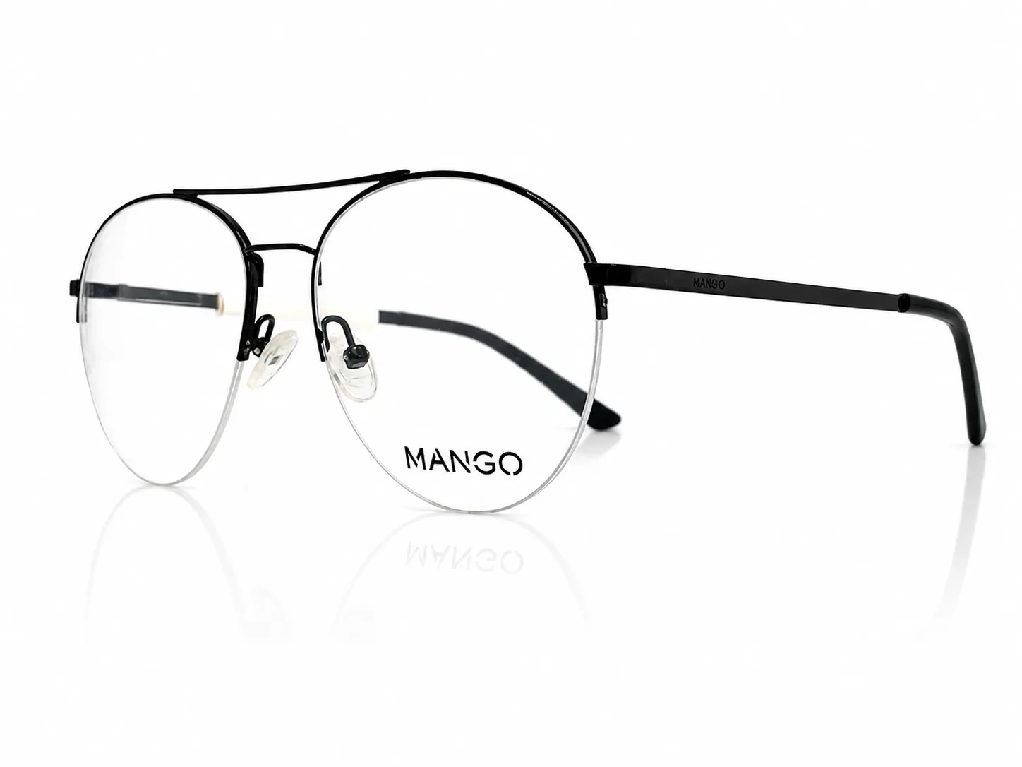 Armazón MANGO MNG191310, color negro mate · vista 3